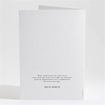 Livret de messe mariage citron - Dos du livret