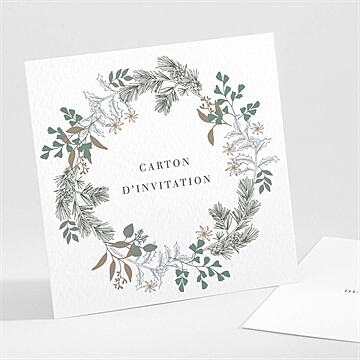 Carton d'invitation mariage réf. N301594