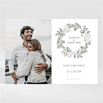 Save the Date mariage réf. N110321