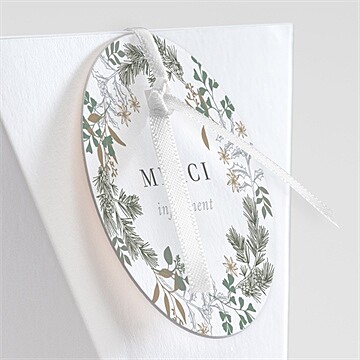 Boîte de dragées mariage c'est noël ! étui - Détail de la boîte