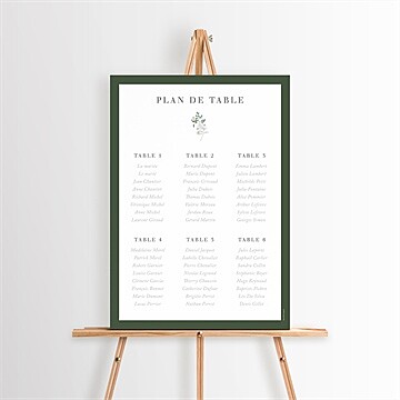 Plan de table mariage réf. N260438