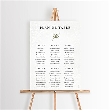 Plan de table mariage réf. N260441