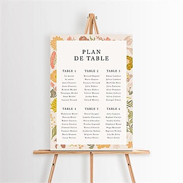 Plan de table mariage réf. N260447