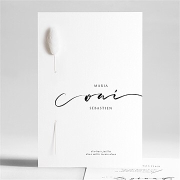 Faire-part de mariage en noir et blanc | Monfairepart, image size:360x360