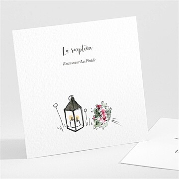 Carton d'invitation mariage réf. N301614