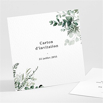 Carton d'invitation mariage réf. N301621