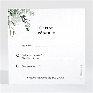 Carton réponse mariage réf. N3002168