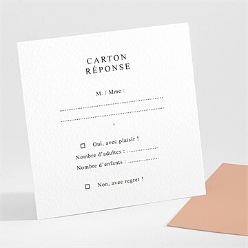 Carton réponse mariage réf. N301622