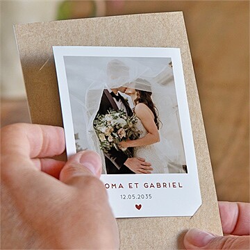 Remerciement mariage champagne