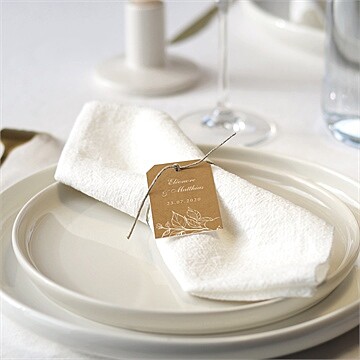 Rond de serviette mariage belle découverte