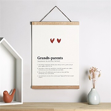 Affiche annonce grossesse grands-parents