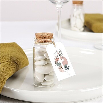 Boîte de dragées communion vraie joie mignonette