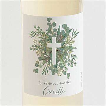 Etiquette de bouteille baptême réf. N3002206