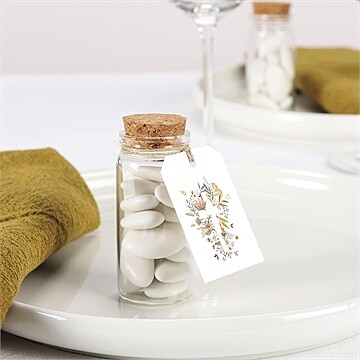 Boîte à dragées - Mignonette étiquette