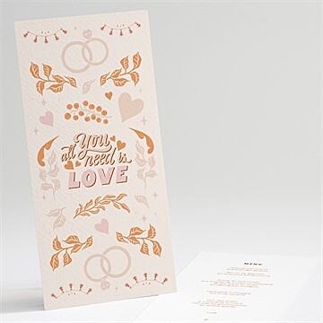 Menu mariage hippie