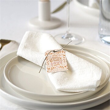 Rond de serviette mariage hippie