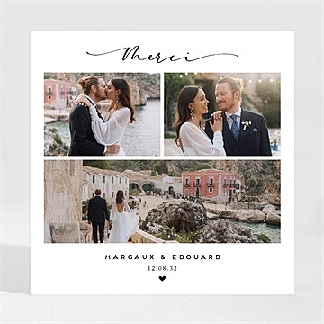 Remerciement mariage réf. N35059