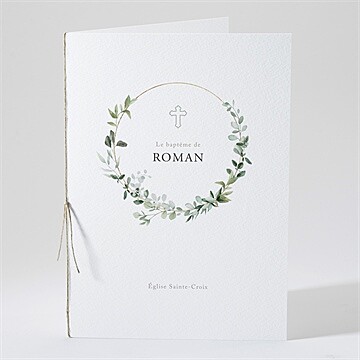 Livret de messe baptême réf. N491595