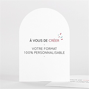 Remerciement mariage création vierge arche