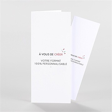 Faire-part mariage création vierge photomaton duo