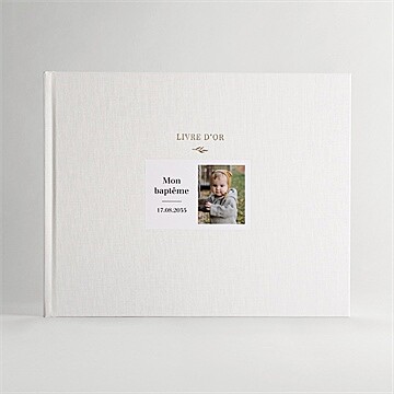 Livre d’or souvenir de mon baptême