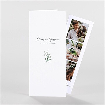 Remerciement mariage lyrisme photomaton duo