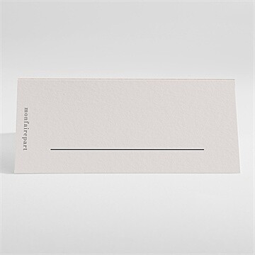 Marque-place mariage champagne - Dos du marque-place