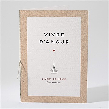 Livret de messe mariage réf. N491601