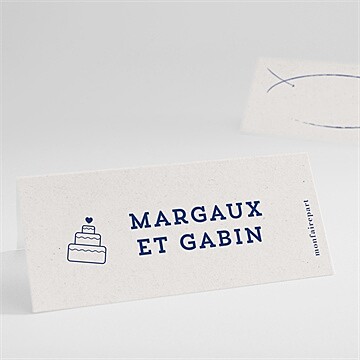 Marque-place mariage allez viens !