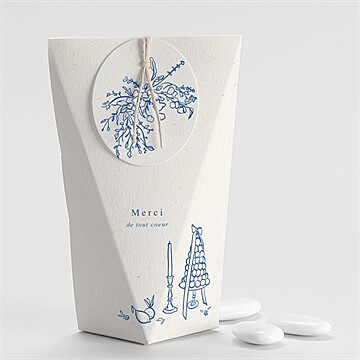 Boîte de dragées mariage dolce vita étui