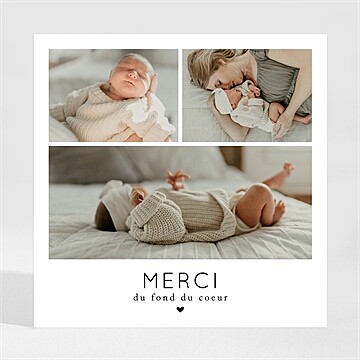 Remerciement naissance réf. N35061