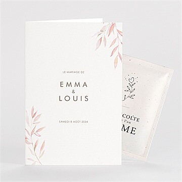 Remerciement mariage notre lien avec graines