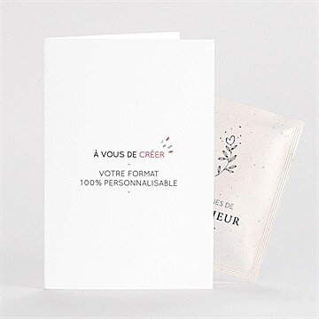 Faire-part naissance a vous de jouer avec graines