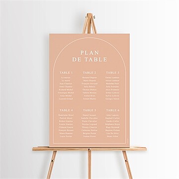 Plan de table mariage réf. N260546