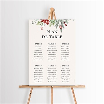 Plan de table mariage réf. N260548