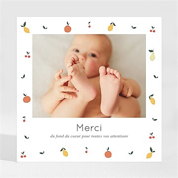 Remerciement naissance réf. N35062