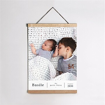 Affiche naissance joli frère