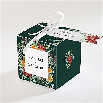Boîte de dragées mariage réf. N340810