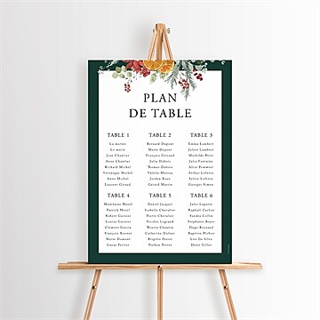 Plan de table mariage réf. N260560