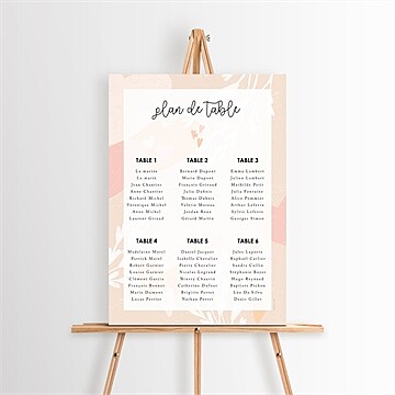 Plan de table mariage réf. N260562