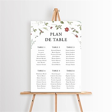 Plan de table mariage réf. N260564
