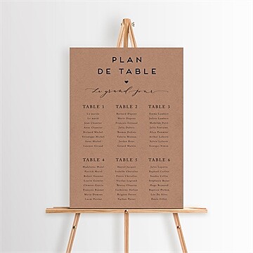 Plan de table mariage réf. N260566