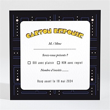 Carton réponse mariage réf. N3002225