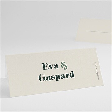 Marque-place mariage vert sauge