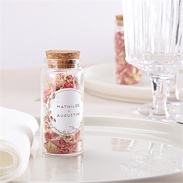 Mignonette mariage couronne d'automne sticker - Mise en situation