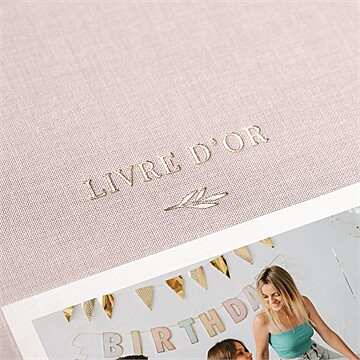 Livre d’or anniversaire original - Mise en situation