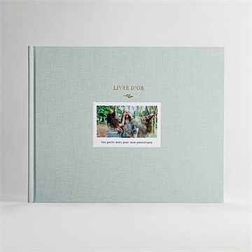 Livre d’or anniversaire avec photo