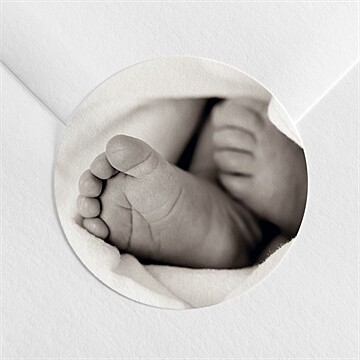 Sticker naissance photo hello