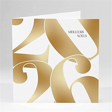 Carte de voeux année brillante