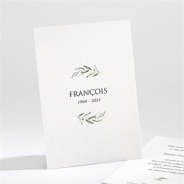 Faire-part décès olivier éternel